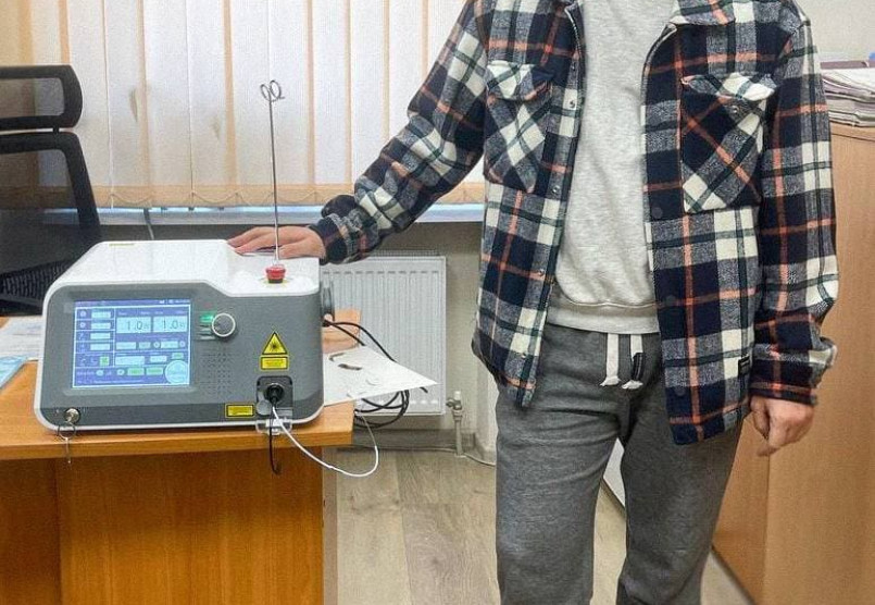 Встановлення двохвильового діодного лазера Gigaa Laser у лікарні Одеської області